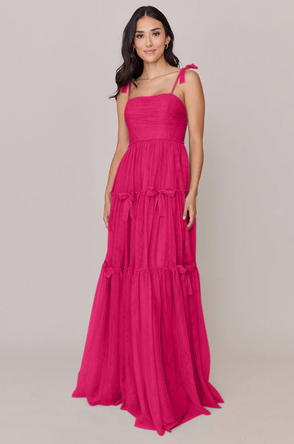 Eloise Tulle Dress | Made To Order | Hot Pink