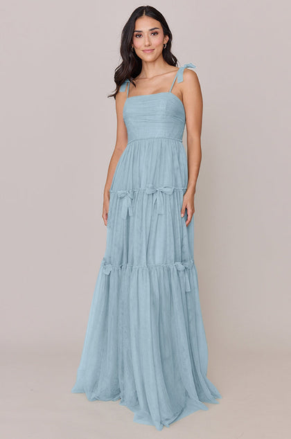 Eloise Tulle Dress | Made To Order | Light Blue