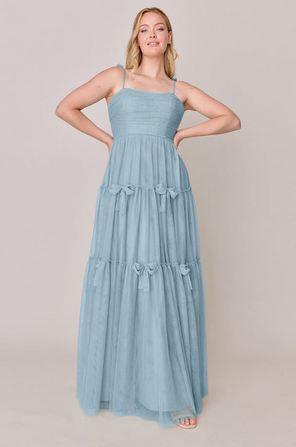 Eloise Tulle Dress | Made To Order | Light Blue