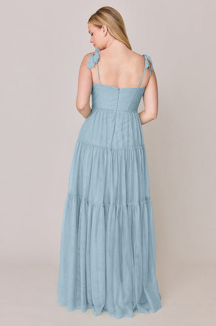 Eloise Tulle Dress | Made To Order | Light Blue