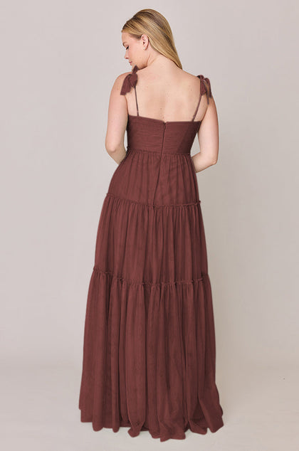 Eloise Tulle Dress | Made To Order | Mahogany