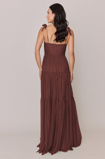 Eloise Tulle Dress | Made To Order | Mahogany