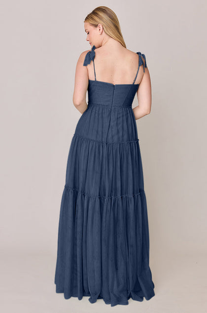 Eloise Tulle Dress | Made To Order | Navy