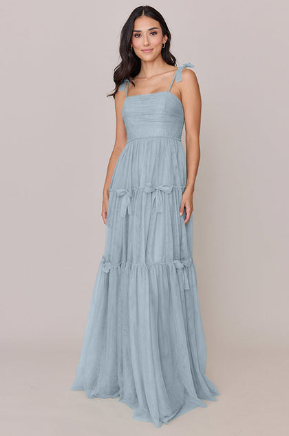 Eloise Tulle Dress | Made To Order | Sky Blue