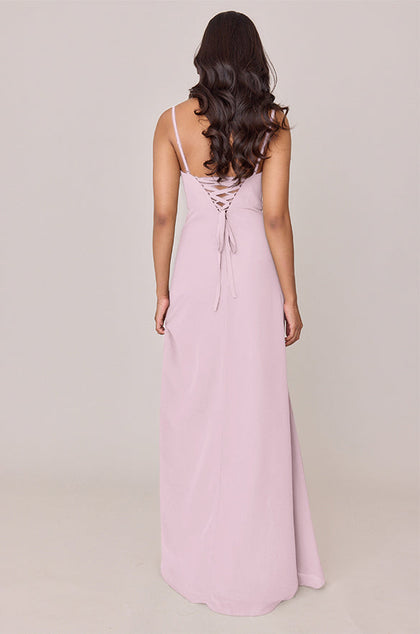 Ember Chiffon Dress | Made To Order | Baby Pink