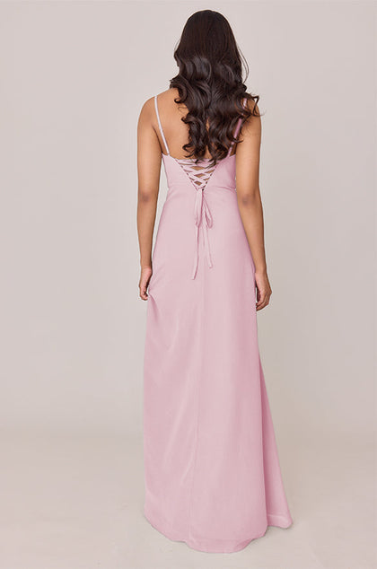 Ember Chiffon Dress | Made To Order | Blush Pink