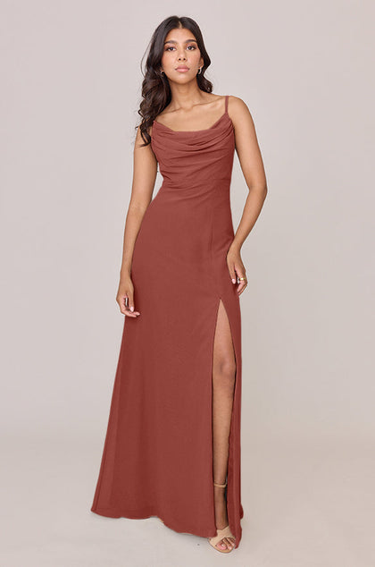 Ember Chiffon Dress | Made To Order | Cinnamon Rose