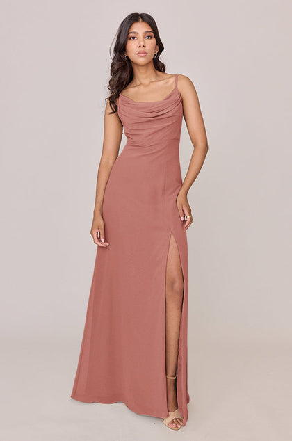 Ember Chiffon Dress | Made To Order | Desert Rose