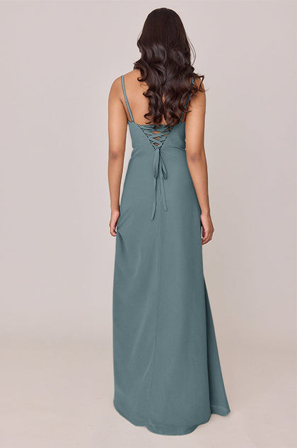 Ember Chiffon Dress | Made To Order | Eucalyptus