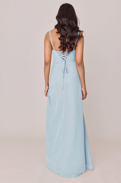 Ember Chiffon Dress | Made To Order | Light Blue