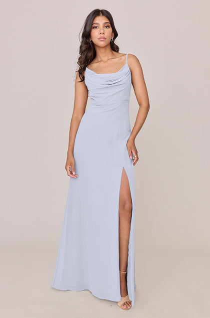 Ember Chiffon Dress | Made To Order | Periwinkle