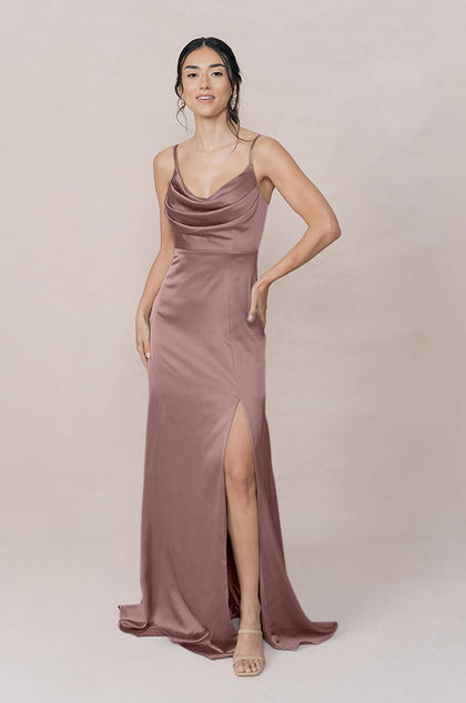 Ember Satin Dress | Made To Order | Rose Quartz