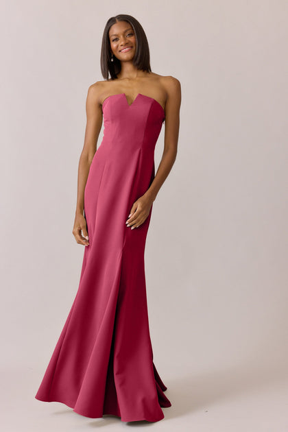 Estelle Crepe Dress | Made To Order | Berry