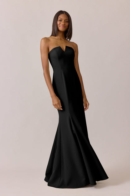 Estelle Crepe Dress | Made To Order | Black