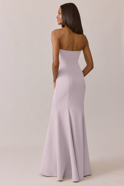 Estelle Crepe Dress | Made To Order | Lilac