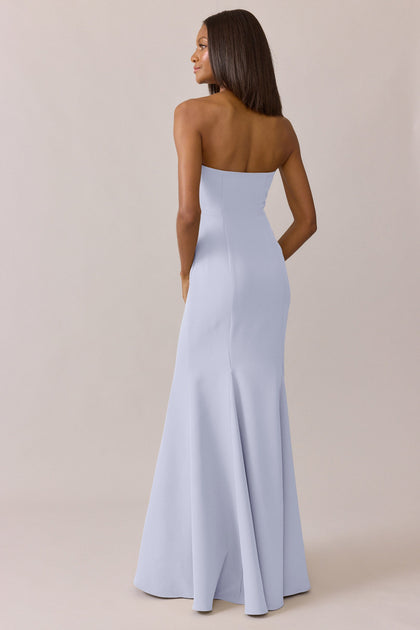 Estelle Crepe Dress | Made To Order | Periwinkle