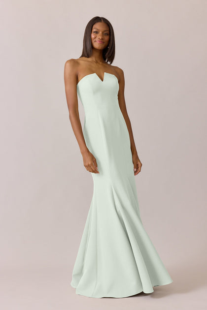 Estelle Crepe Dress | Made To Order | Pistachio