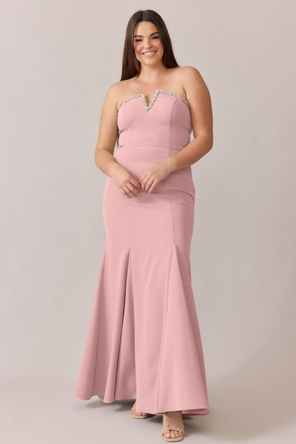 Estelle Luxe Crepe Dress | Made To Order | Blushing Bride
