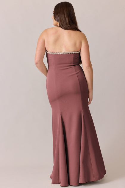 Estelle Luxe Crepe Dress | Made To Order | Dusty Rose