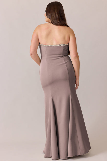 Estelle Luxe Crepe Dress | Made To Order | Latte