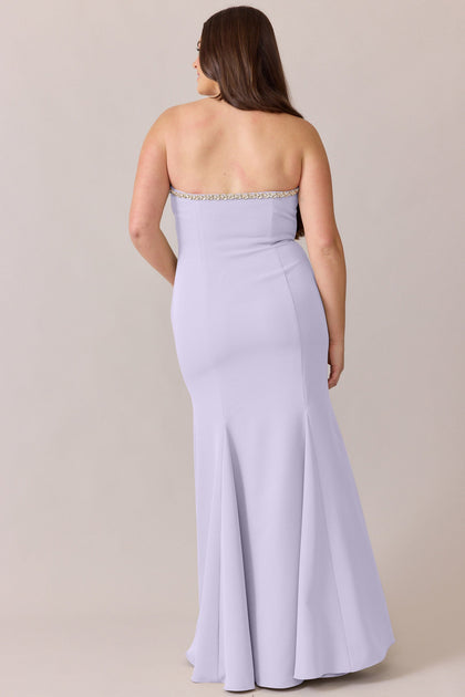 Estelle Luxe Crepe Dress | Made To Order | Light Lavender