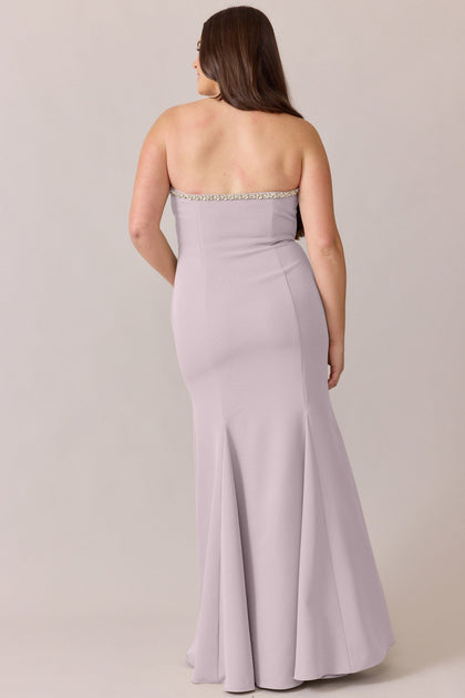 Estelle Luxe Crepe Dress | Made To Order | Lilac