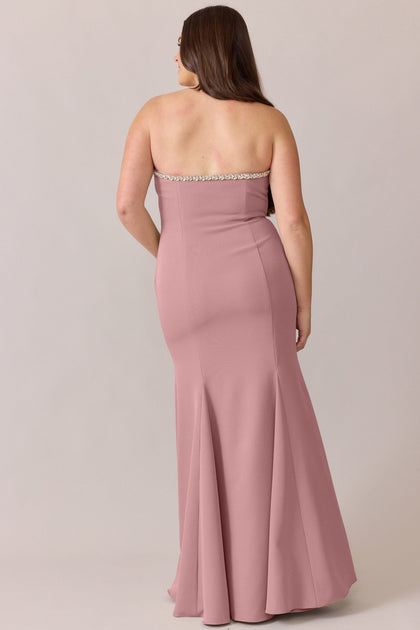 Estelle Luxe Crepe Dress | Made To Order | Rose Quartz