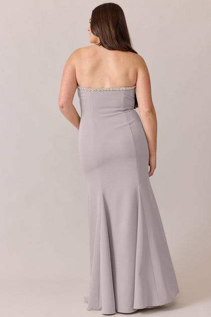 Estelle Luxe Crepe Dress | Made To Order | Taupe