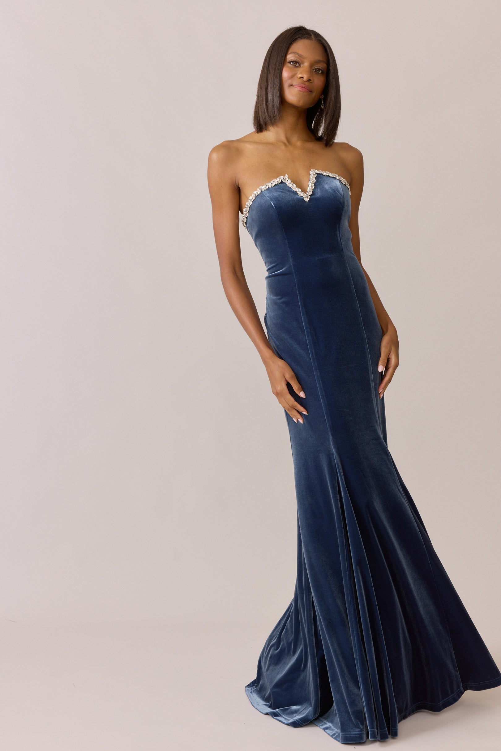 Estelle Luxe Velvet Dress