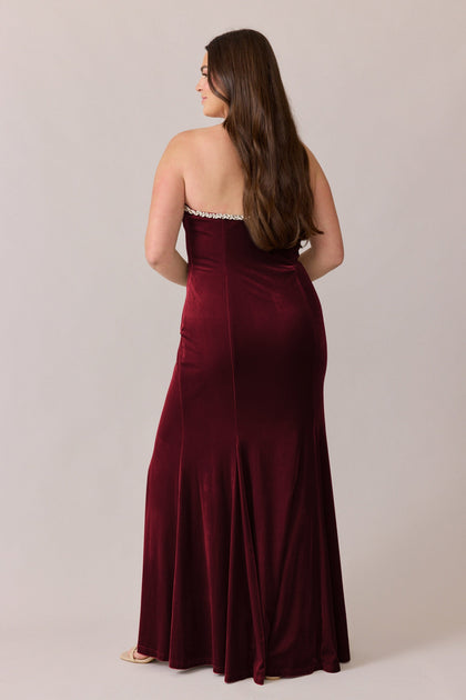 Estelle Luxe Velvet Dress | Made To Order | Romantic Rose