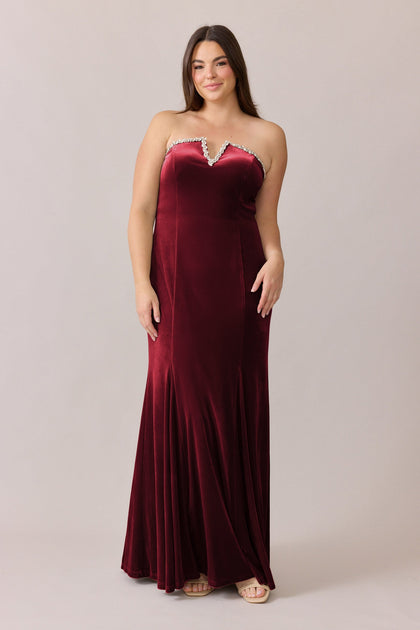 Estelle Luxe Velvet Dress | Made To Order | Romantic Rose