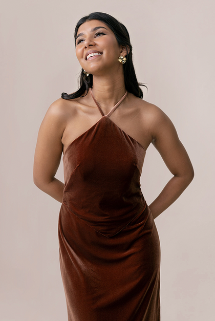 Model: Jacinth; Size: 4; Color: Mahogany