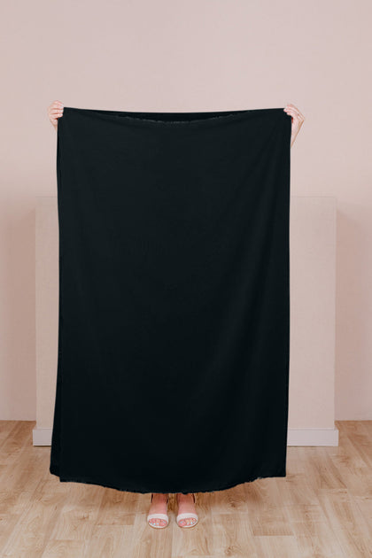 Chiffon Fabric By Yard | Black