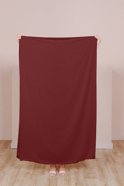 Pre-Cut Chiffon Fabric by Yard | Cabernet
