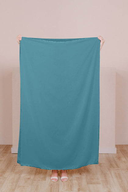 Pre-Cut Chiffon Fabric by Yard | Desert Blue