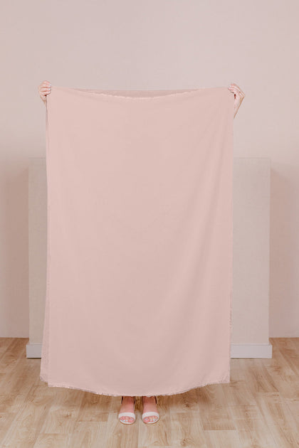 Pre-Cut Chiffon Fabric by Yard | First Kiss Pink