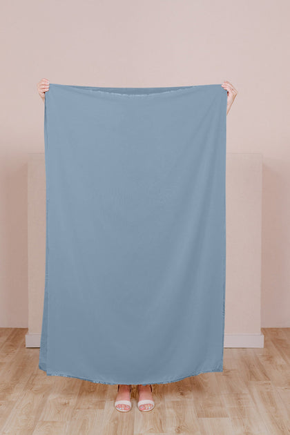 Pre-Cut Chiffon Fabric by Yard | French Blue