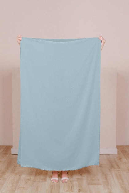 Pre-Cut Chiffon Fabric by Yard | Light Blue