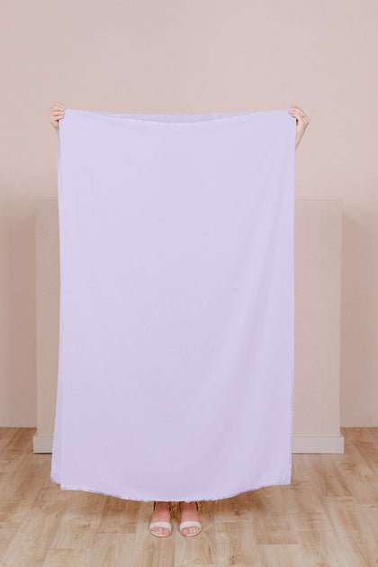 Pre-Cut Chiffon Fabric by Yard | Light Lavender