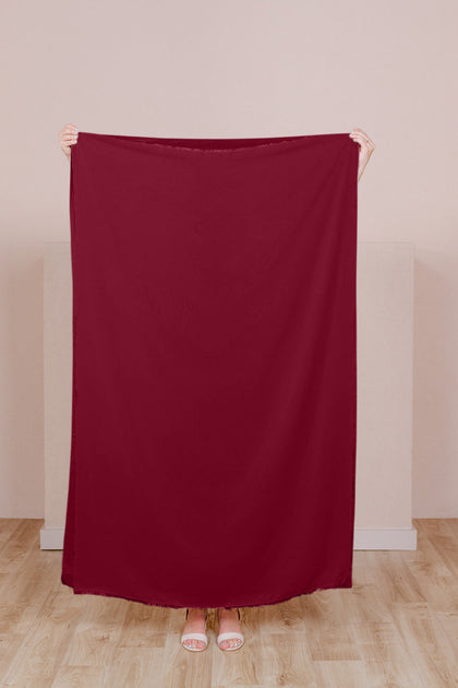 Pre-Cut Chiffon Fabric by Yard | Marsala