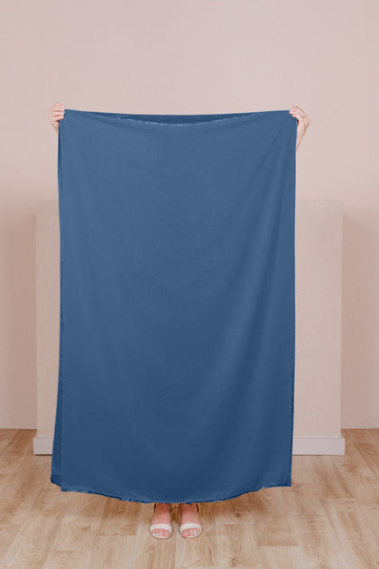 Chiffon Fabric By Yard | Romantic Blue