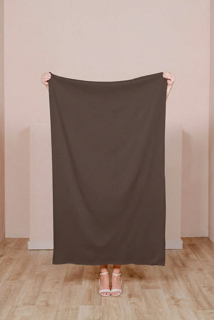Crepe Fabric By Yard | Espresso