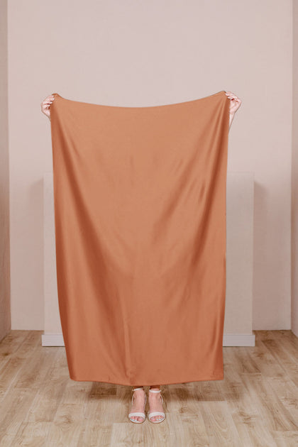 Satin Fabric by Yard | Copper
