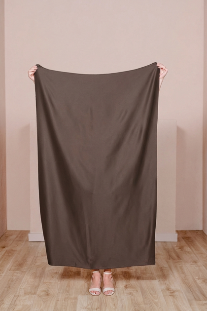 Satin Fabric by Yard | Espresso
