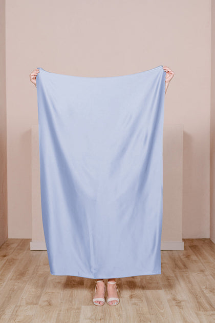 Pre-Cut Satin Fabric by Yard | Periwinkle