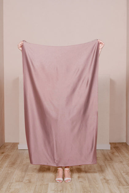Pre-Cut Satin Fabric by Yard | Rose Quartz