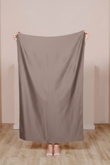 Satin Fabric by Yard | Truffle