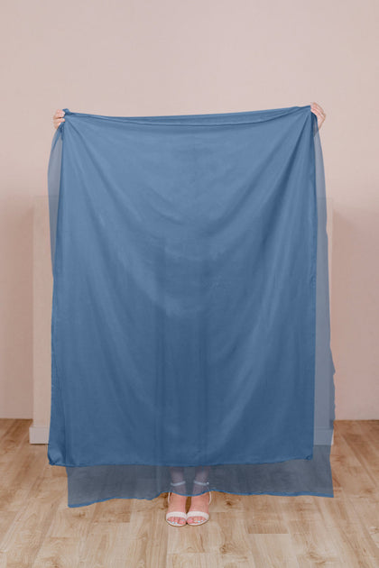 Pre-Cut Tulle Fabric by Yard | Dusty Blue