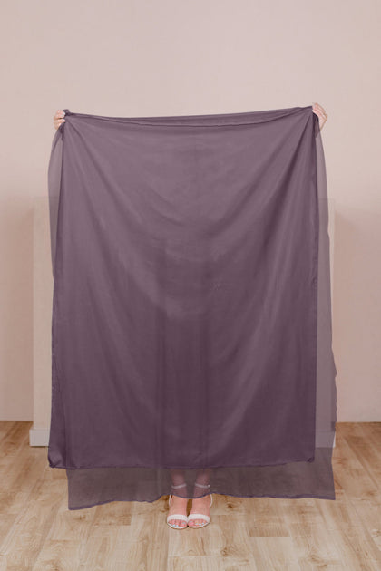 Tulle Fabric By Yard | Dusty Purple