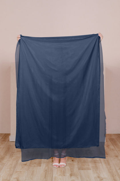 Pre-Cut Tulle Fabric by Yard | Navy
